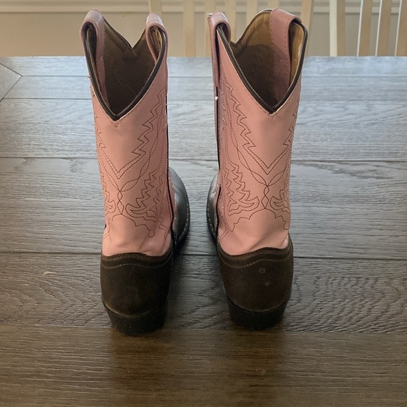 SMOKY MOUNTAIN YOUTH GIRLS MONTEREY WESTERN ROUND TOE BOOTS STYLE 1574Y Y5/W7 - Picture 6 of 10